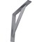 Ekena Millwork Traditional Steel Bracket, Hammered Light Blue 2"W x 14"D x 14"H BKTM02X14X14TRHLB - alternate 1